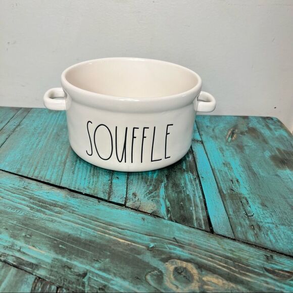 Rae Dunn Soufflé Pan Farmhouse Rustic Minimalist Decor - Picture 2 of 5